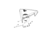 Swisher T14560A grass chute & spring diagram