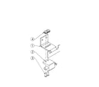 Swisher T14560AEC safety switch & bracket diagram