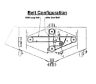 Swisher T14560AEC belt configuration diagram