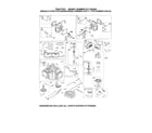 Briggs & Stratton 44P777-0185-G5 head-cylinder/motor-starter diagram