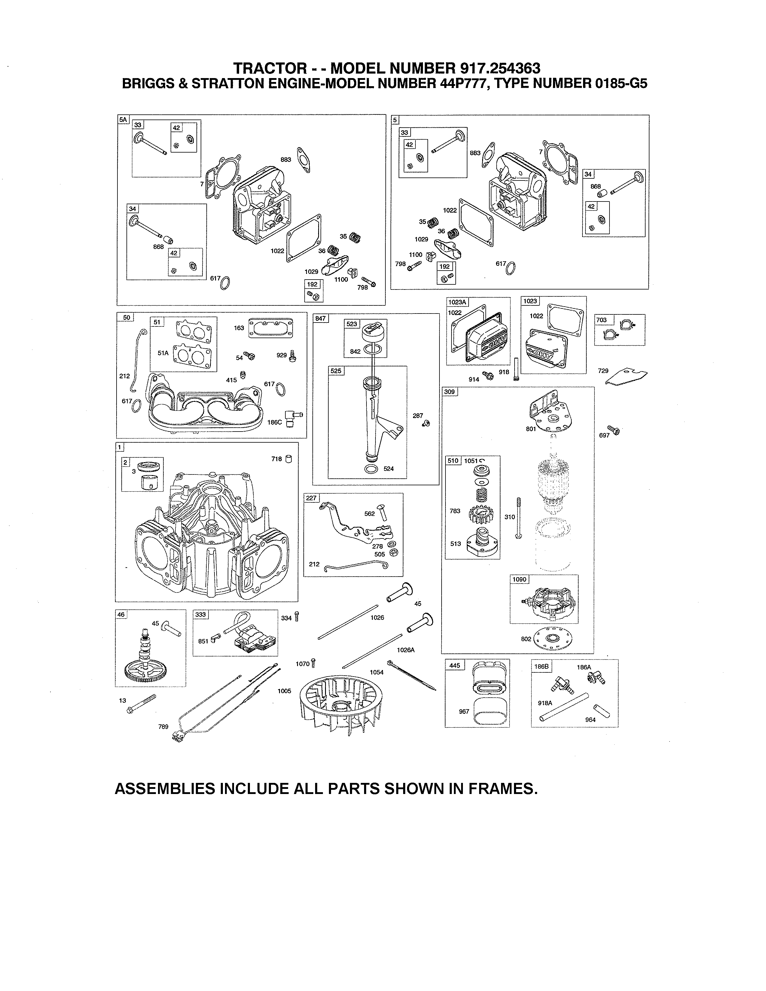 Head-cylinder/motor-starter