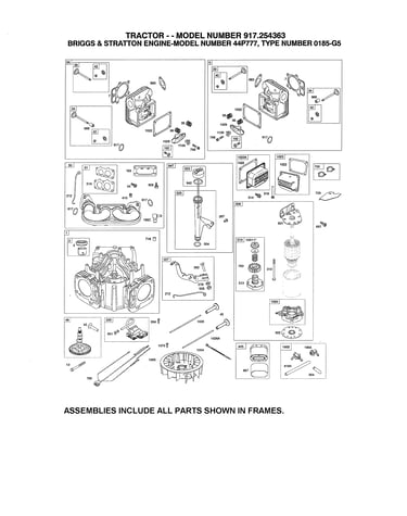 Head-cylinder/motor-starter