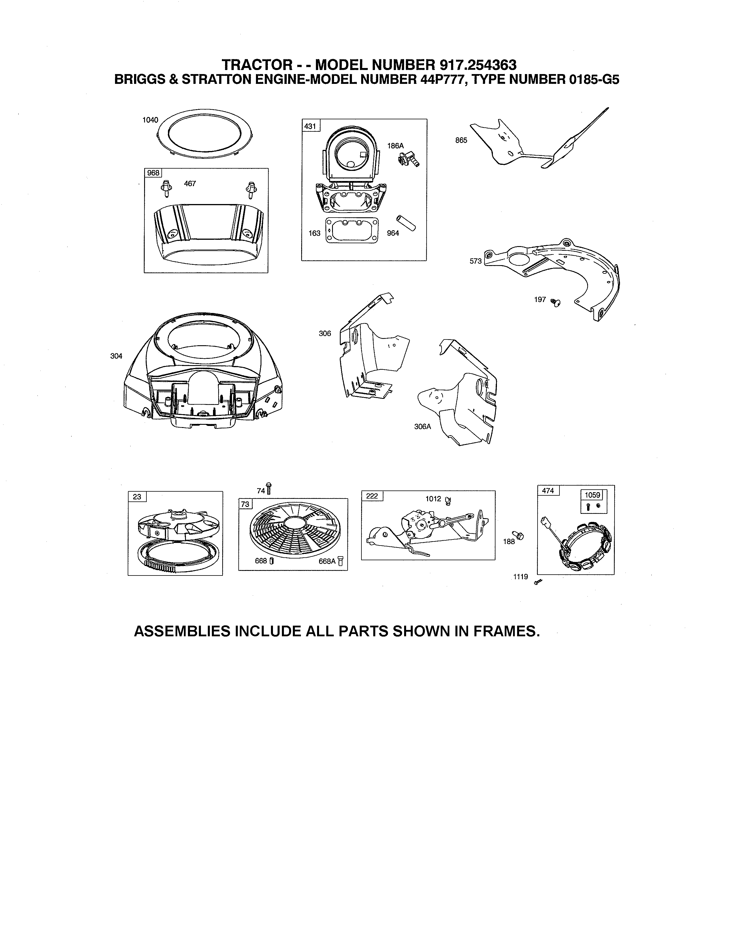 Blower housing/alternator