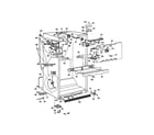 Kenmore 3639611511 cabinet parts diagram