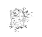 Kenmore 3639611513 cabinet parts diagram