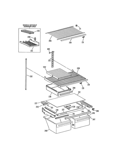 Shelf parts