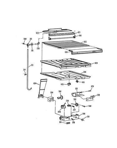 Compartment separator parts