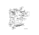 Kenmore 3639611516 cabinet parts diagram