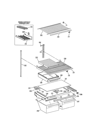 Shelf parts