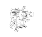 Kenmore 3639611711 cabinet parts diagram