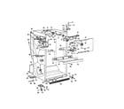 Kenmore 3639711712 cabinet parts diagram