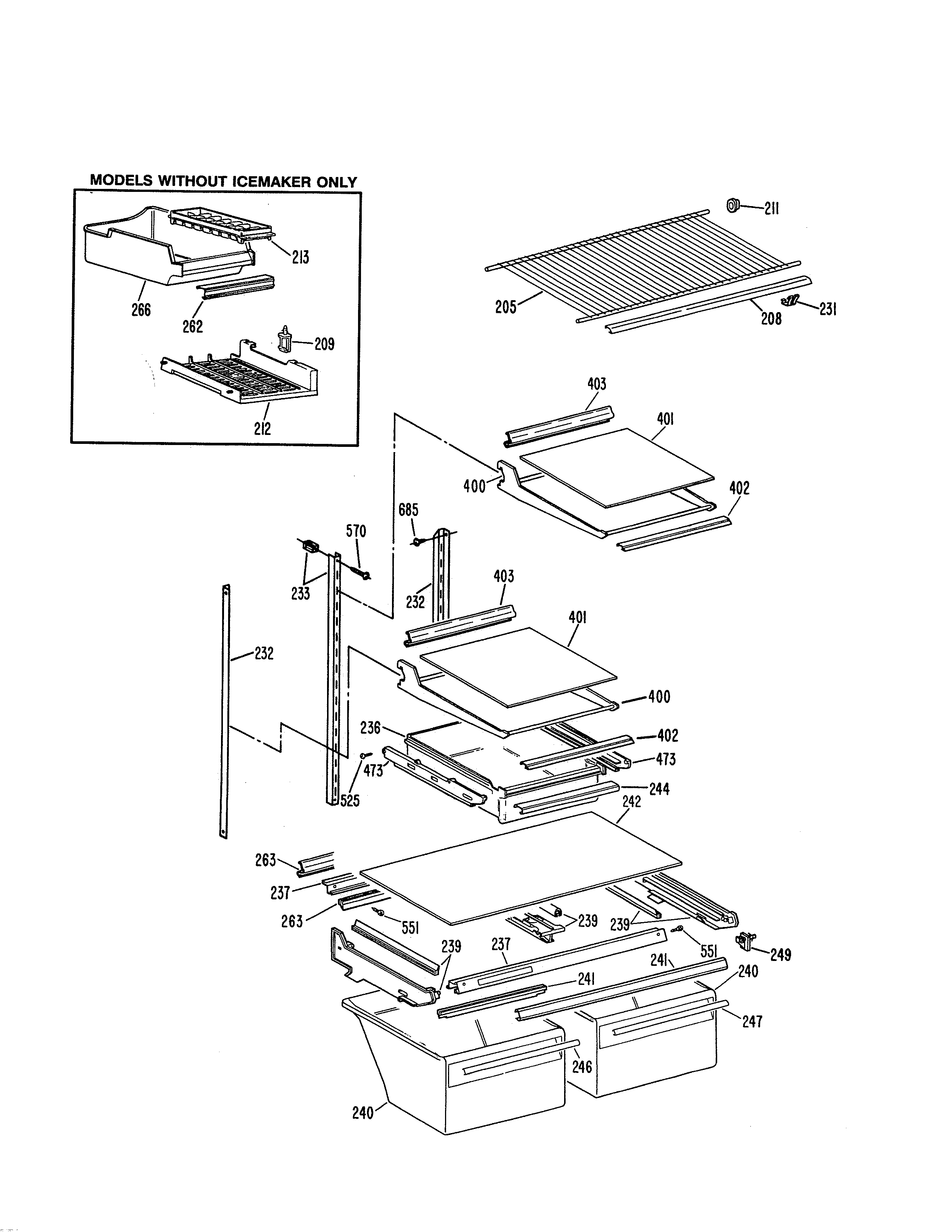 SHELF PARTS