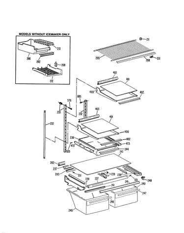 Shelf parts