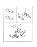 Refrigerator shelving