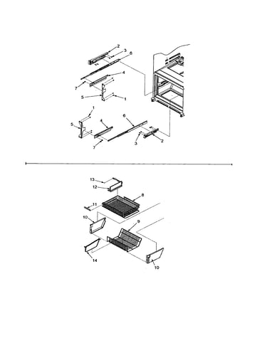 Freezer shelving