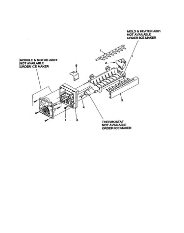 Ice maker 61005508