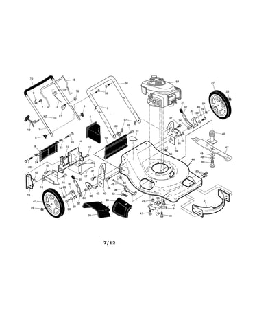 Engine/housing/handle