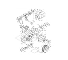 Craftsman 247883970 gears/wheel/engine diagram
