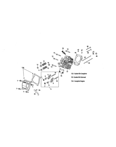 Cylinder head/rocker arm