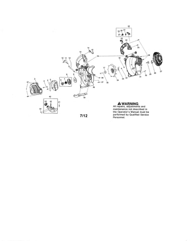 Scroll/impeller/handle