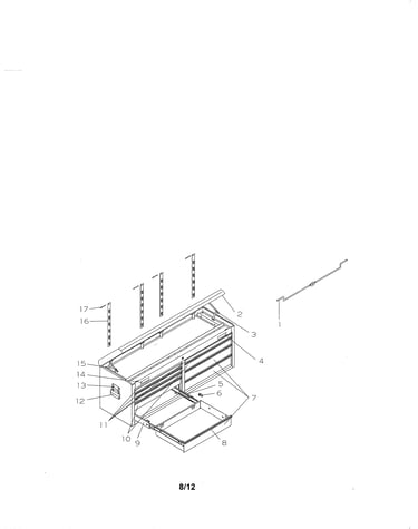 9 drawer ball bearing chest