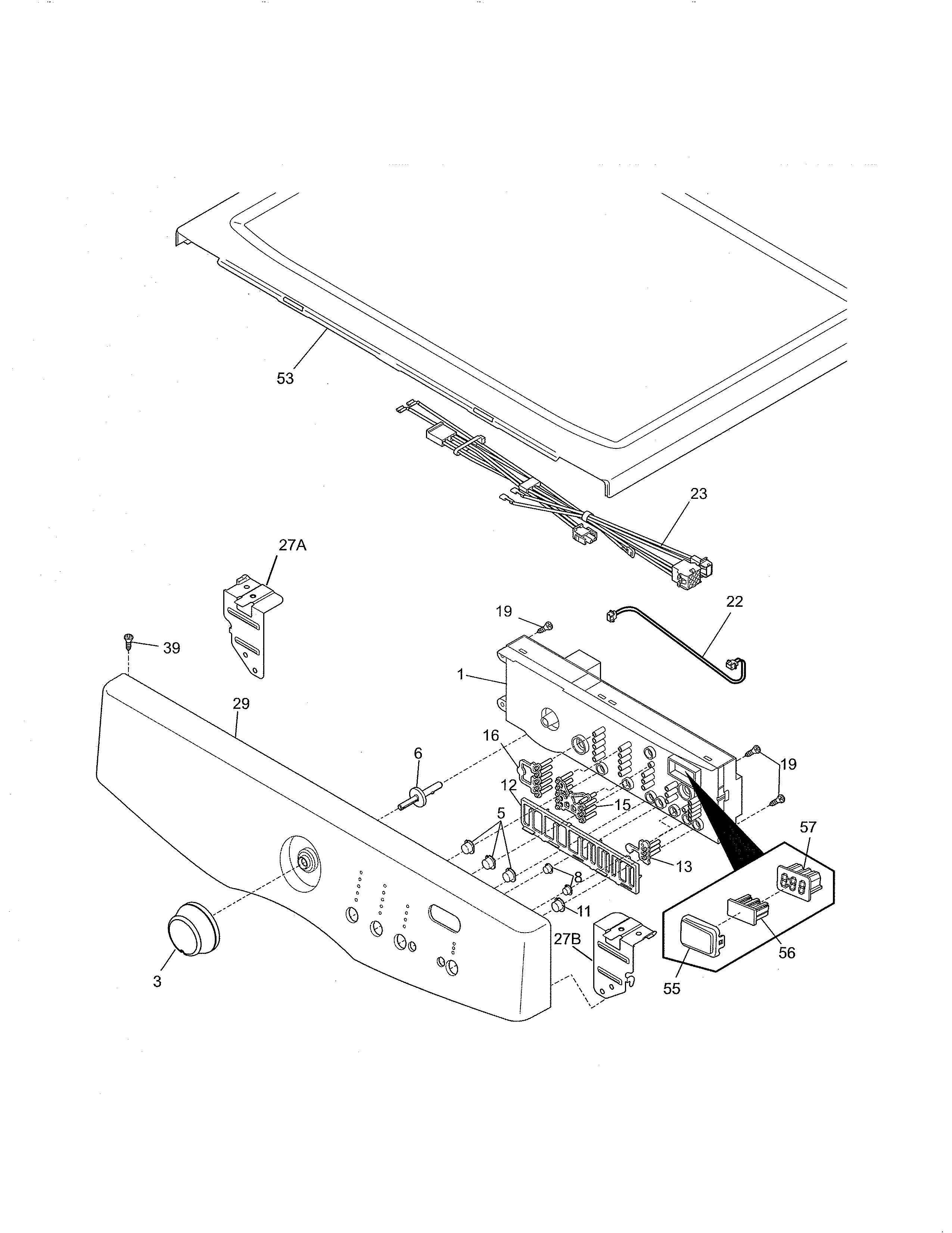 Controls/top panel