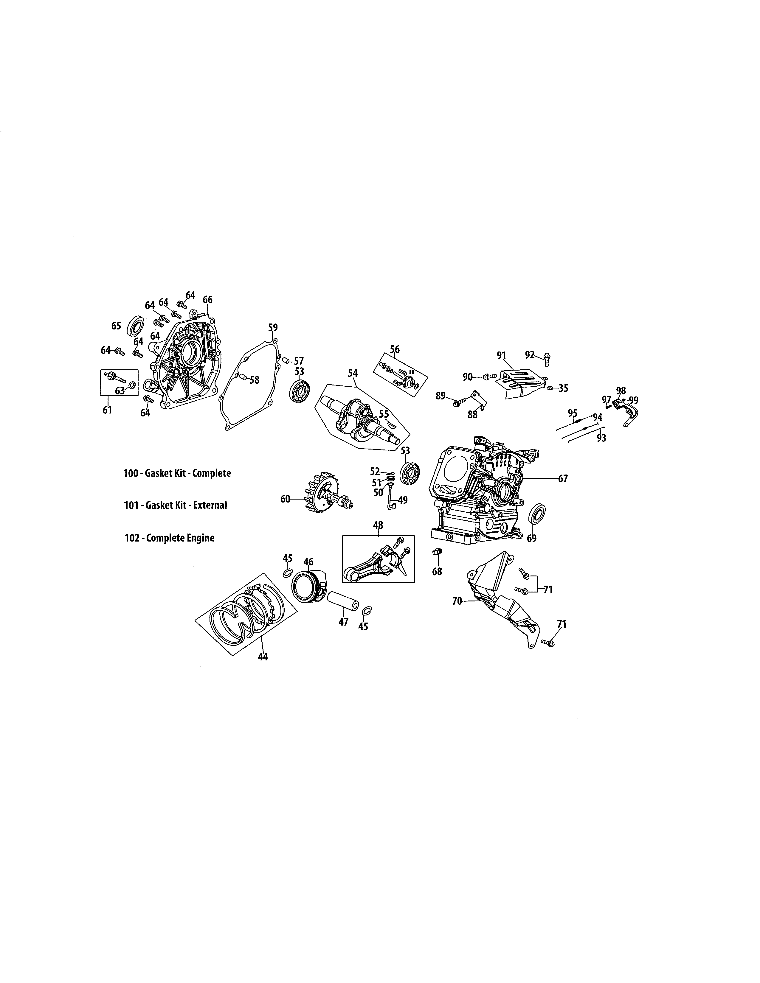 SHORT BLOCK/CRANKSHAFT