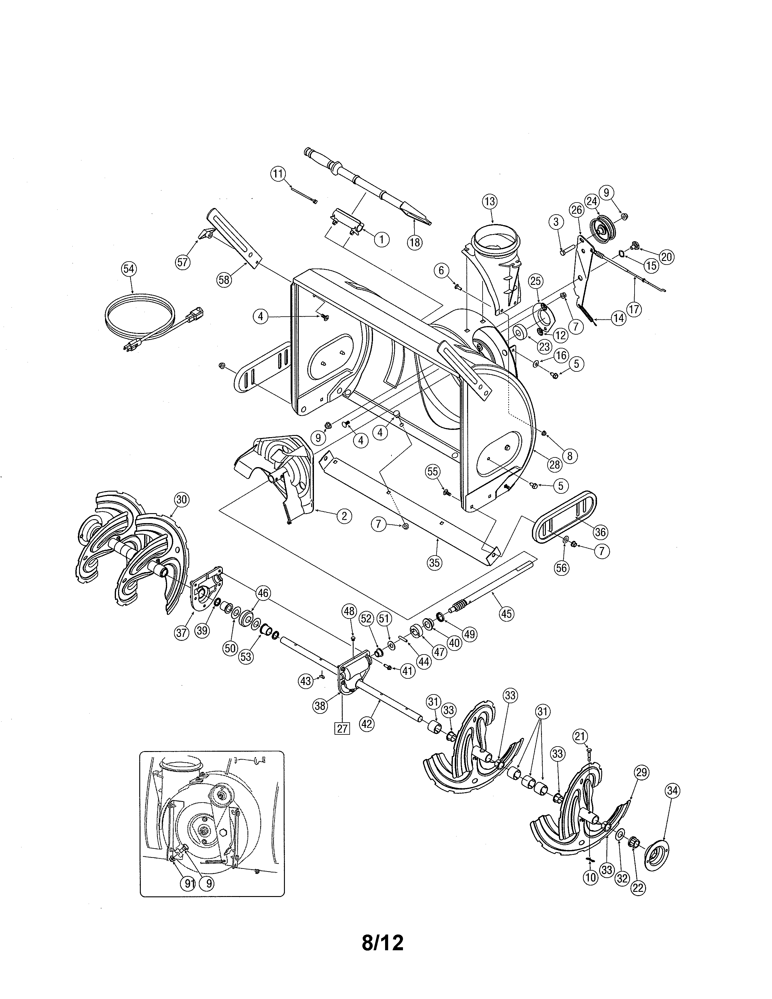 Auger & housing