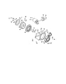 Electric starter/flywheel