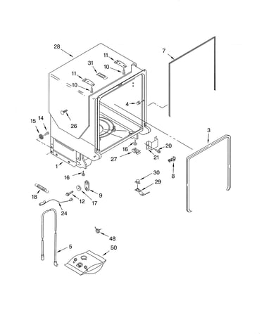 Tub & frame
