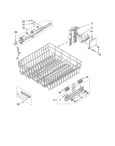 Upper rack & track