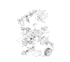 Craftsman 247883980 engine/wheel/gear diagram