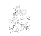 Craftsman 247881720 engine/gears/wheel diagram