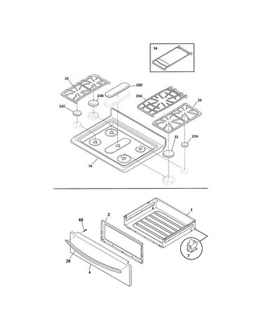 Top/drawer