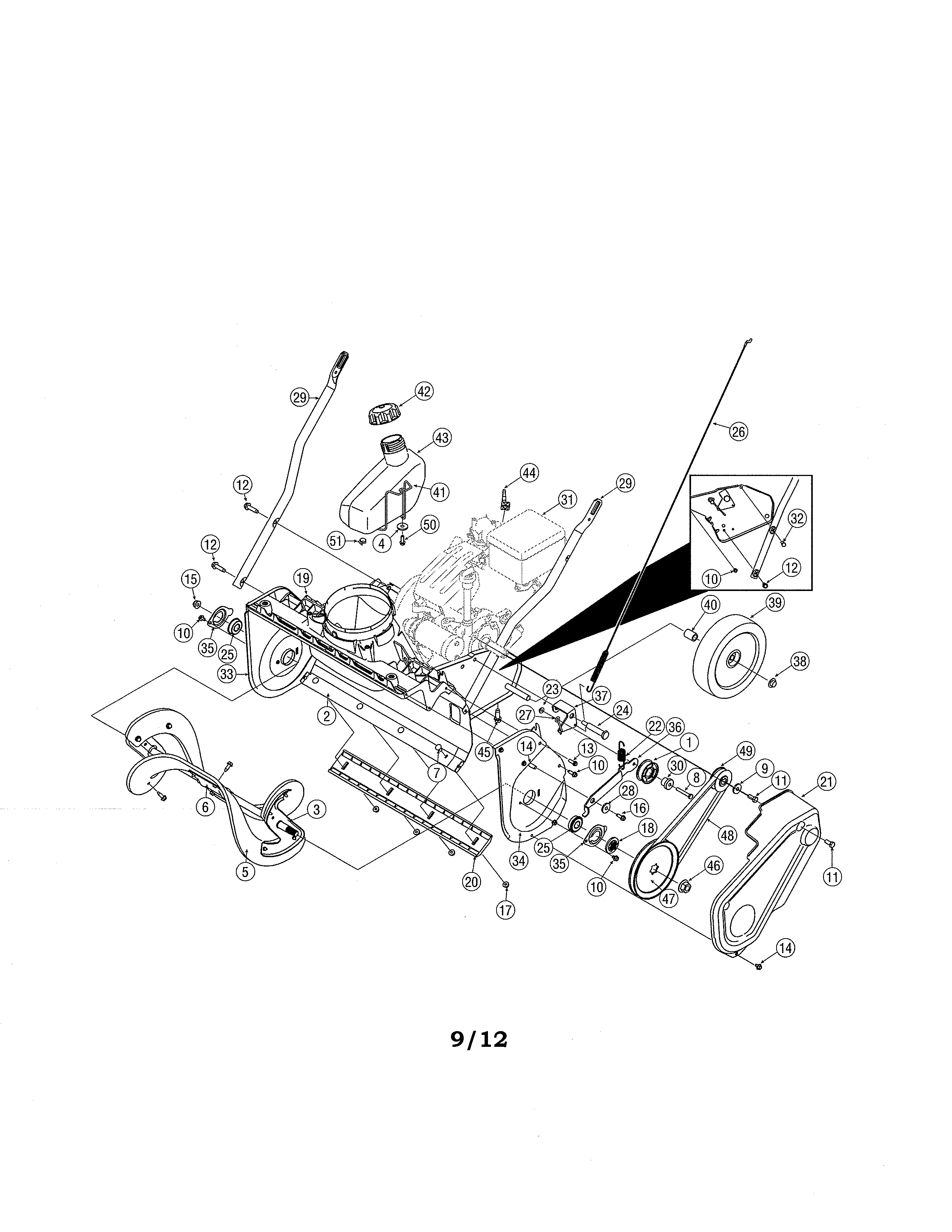 Auger & housing