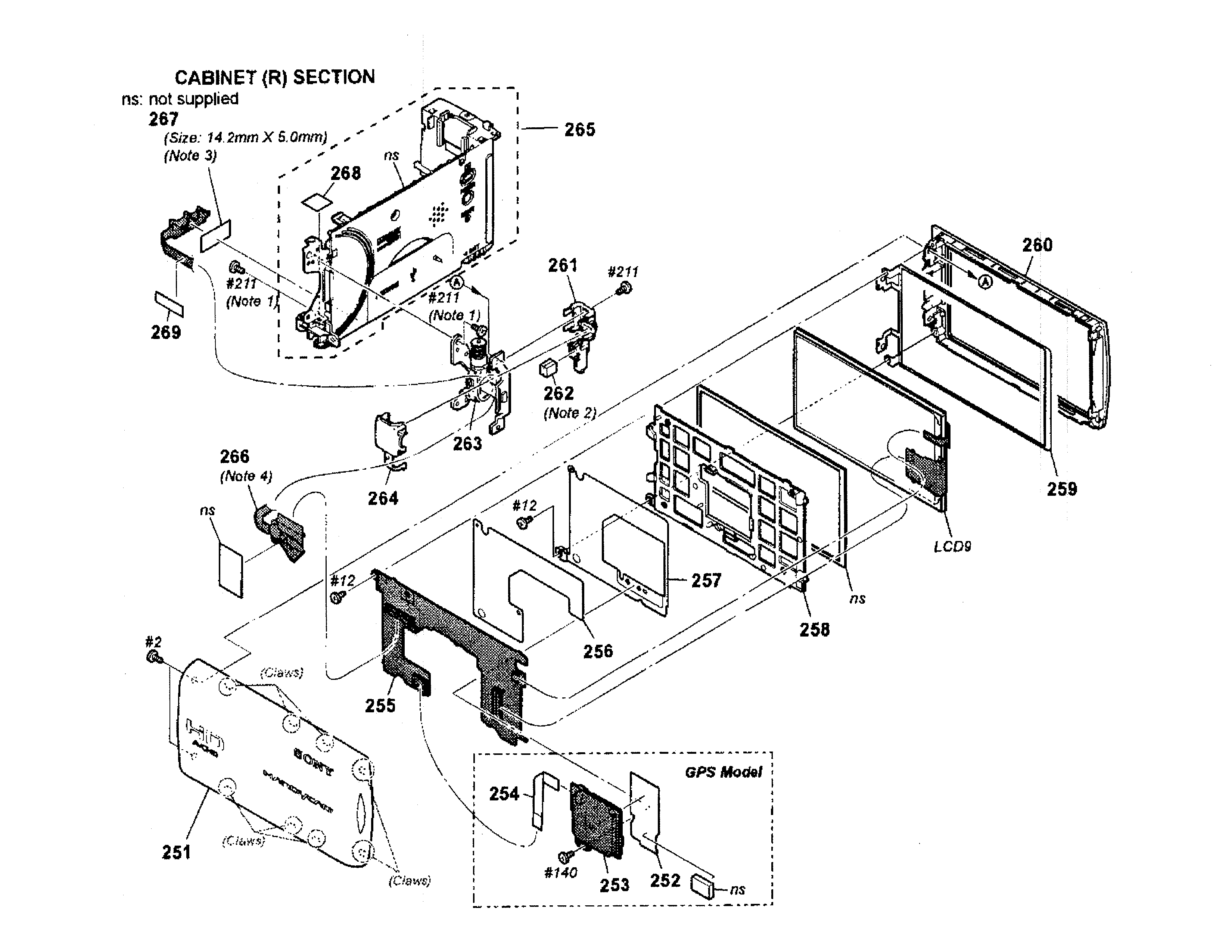 Cabinet (r) section
