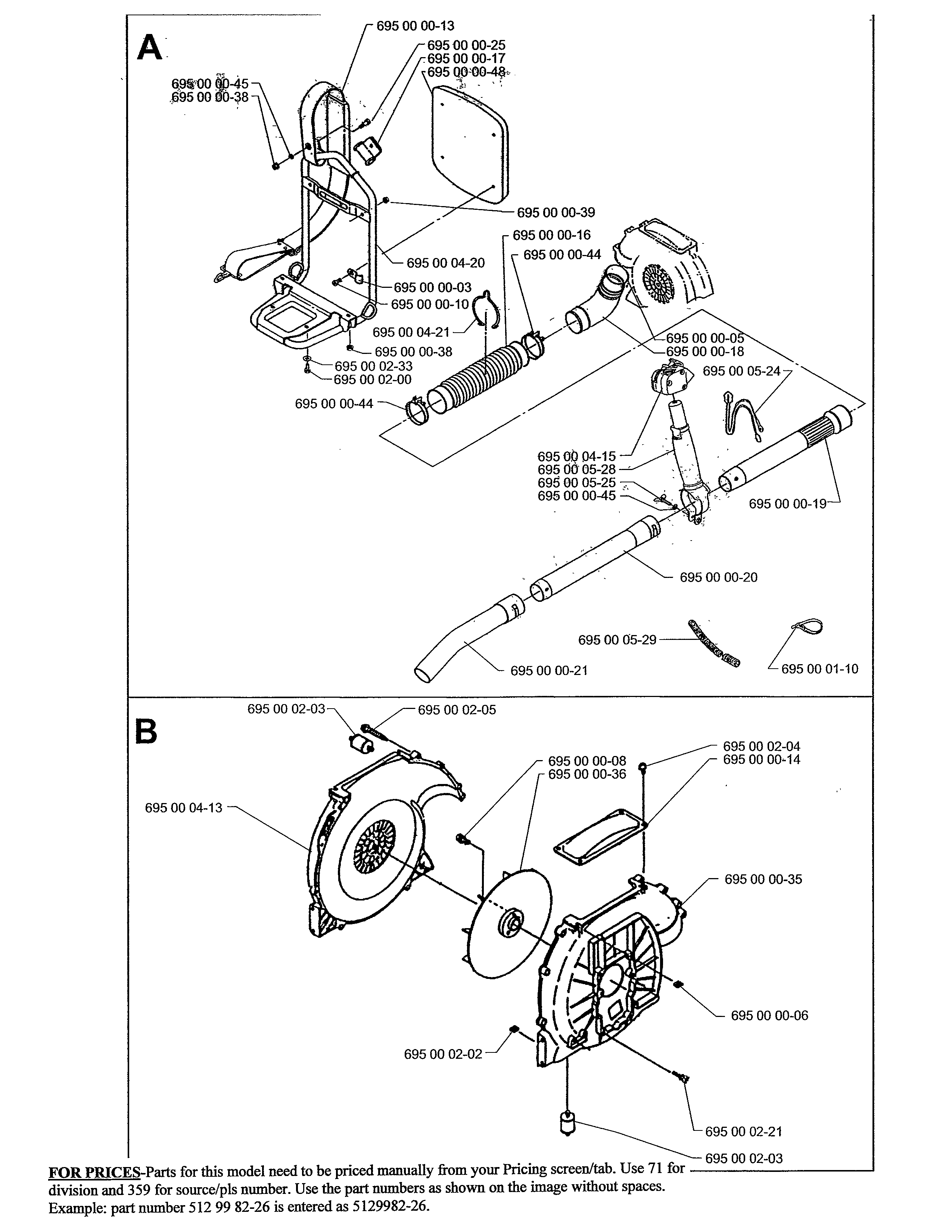 Impeller/scroll