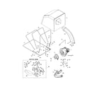 Craftsman 486247072 deflector/engine/cart cover diagram
