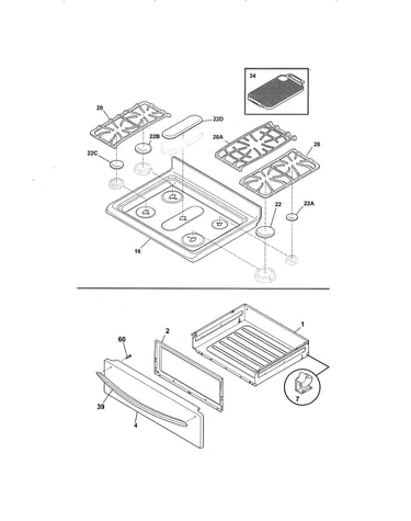 Top/drawer