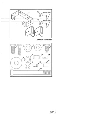 Weight bracket kit