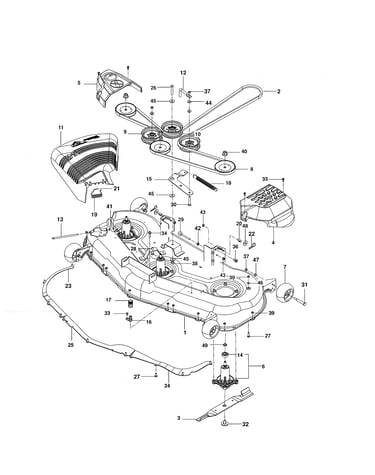 Mower deck / cutting deck