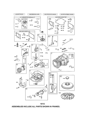 Cylinder/crankshaft/crankcase