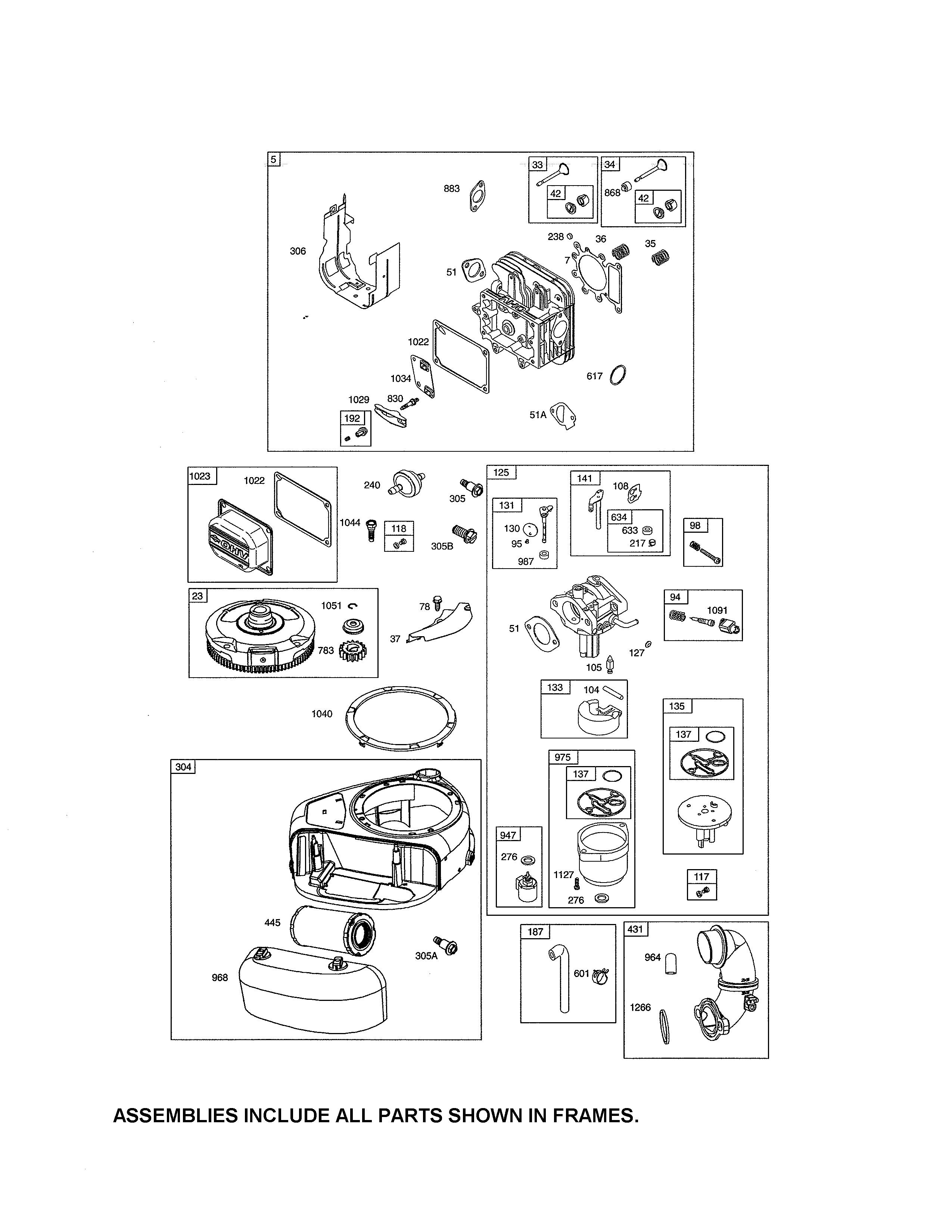 Carburetor/blower housing