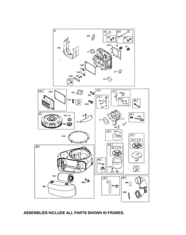Carburetor/blower housing