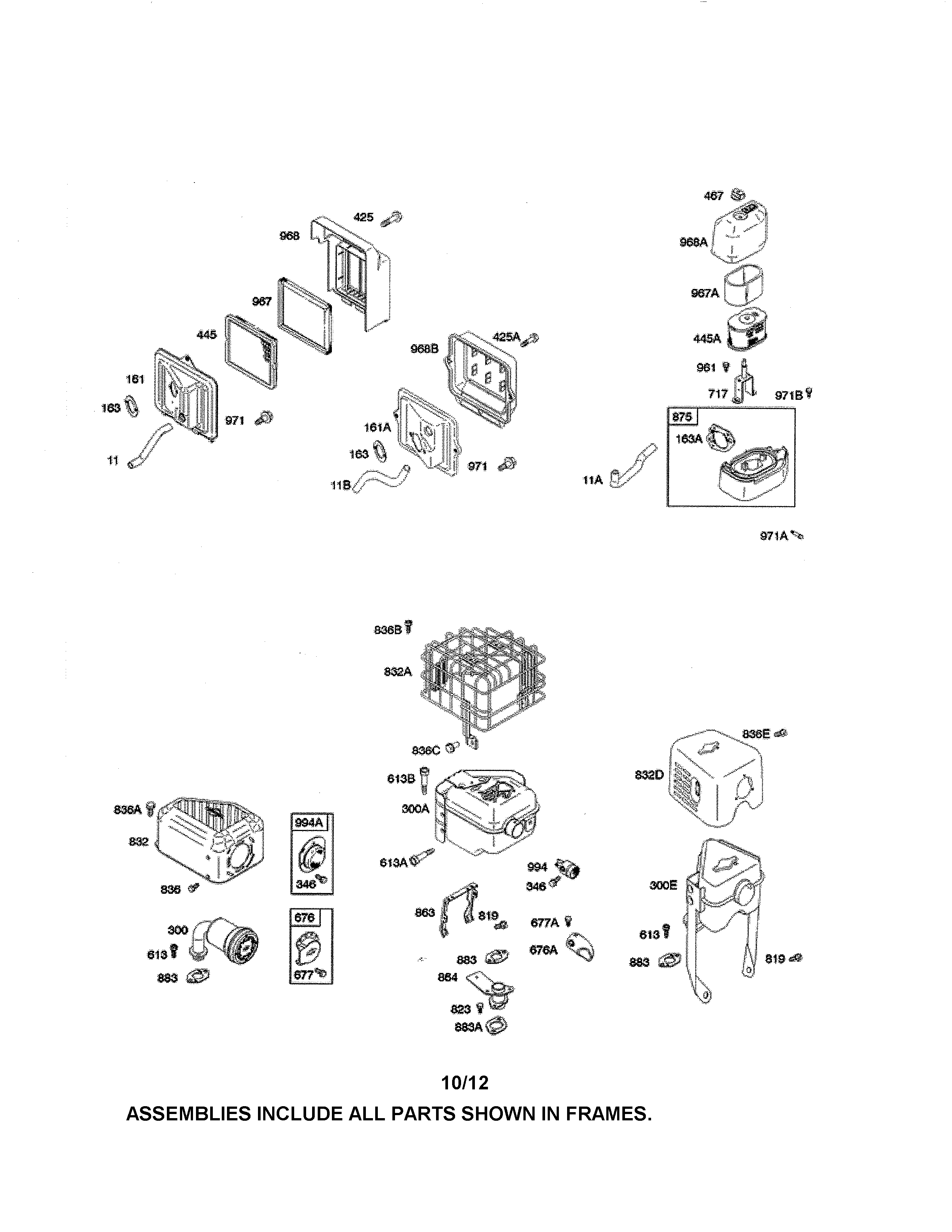 AIR CLEANER/EXHAUST SYSTEM