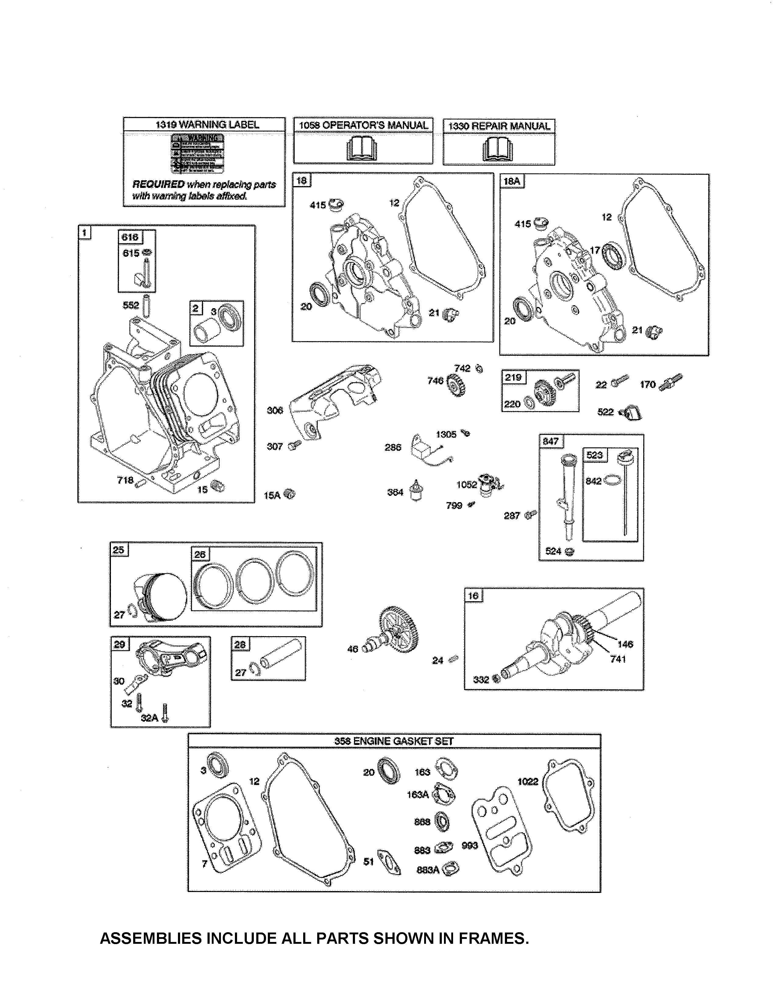 CYLINDER/CRANKCASE/CRANKSHAFT