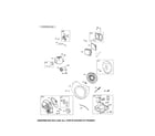 Briggs & Stratton 12T402-1613-F8 rewind starter/flywheel diagram