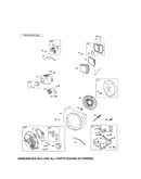 Rewind starter/flywheel