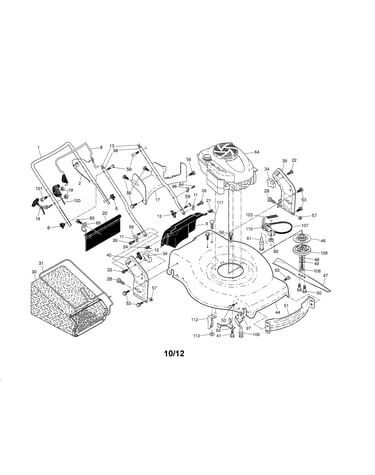 Engine/housing/handle