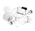 Craftsman 9179994B drive control/gear case/wheels diagram
